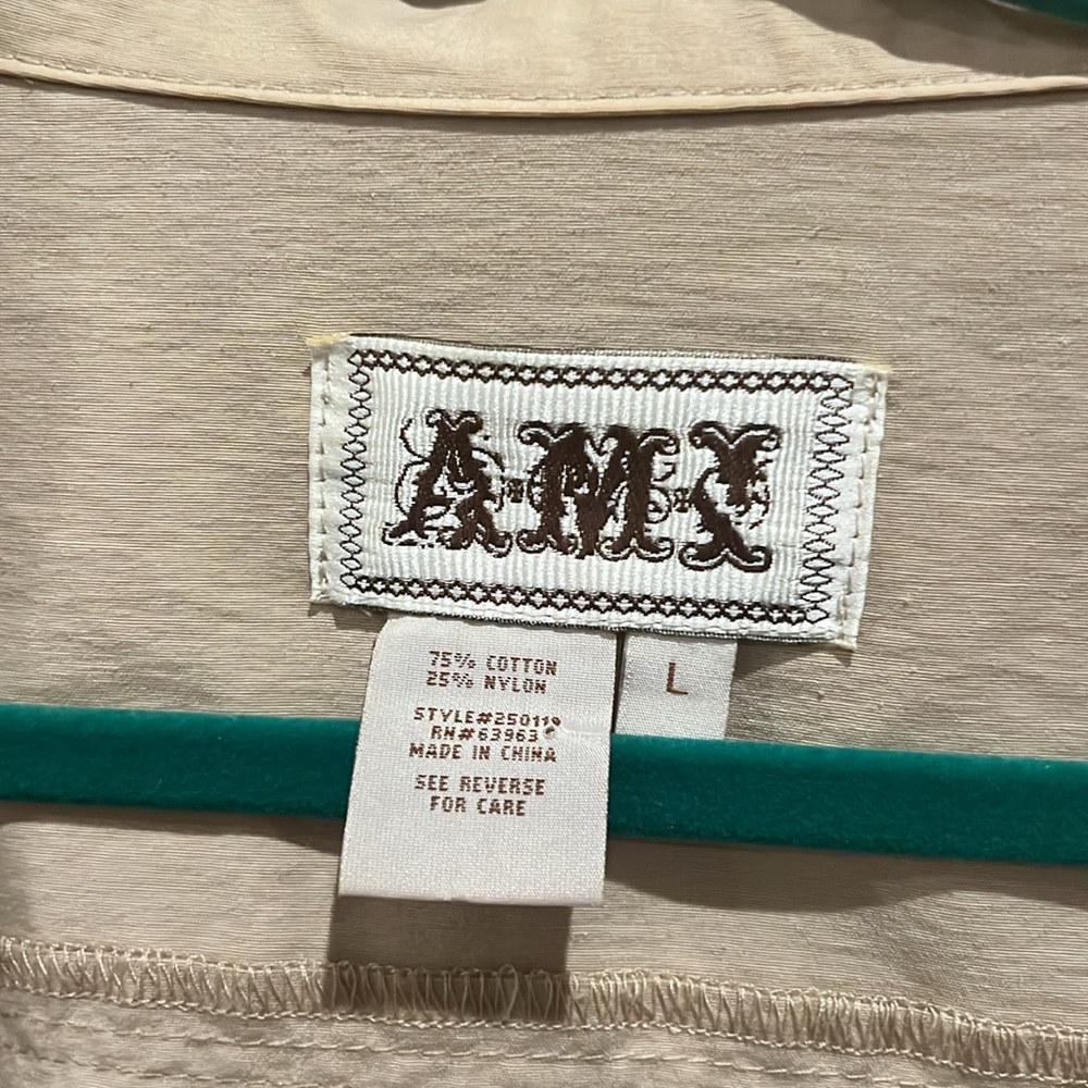 Beige Ami Jacket With Pockets Large - image 8